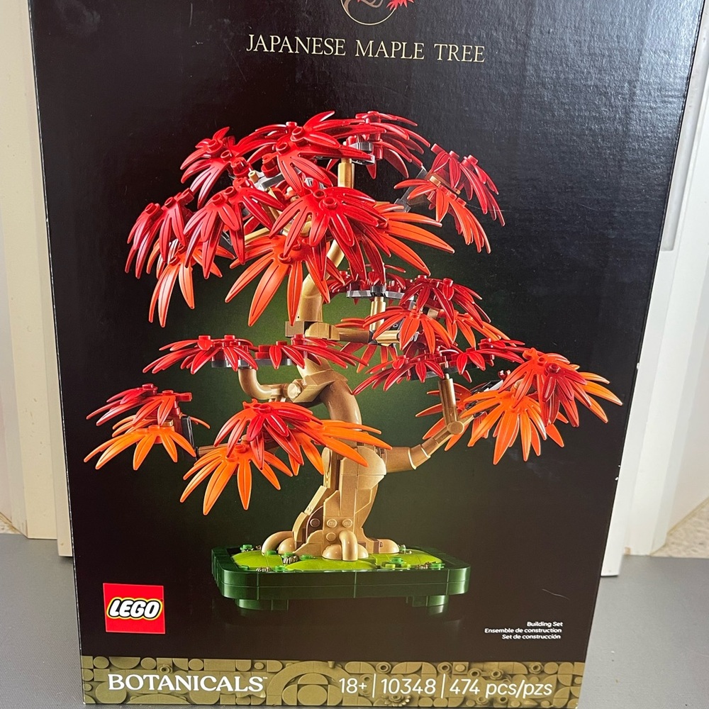 LEGO Botanical Collection Japanese Ted Maple Bonsai Tree 10348 474Pcs 18+ NIB